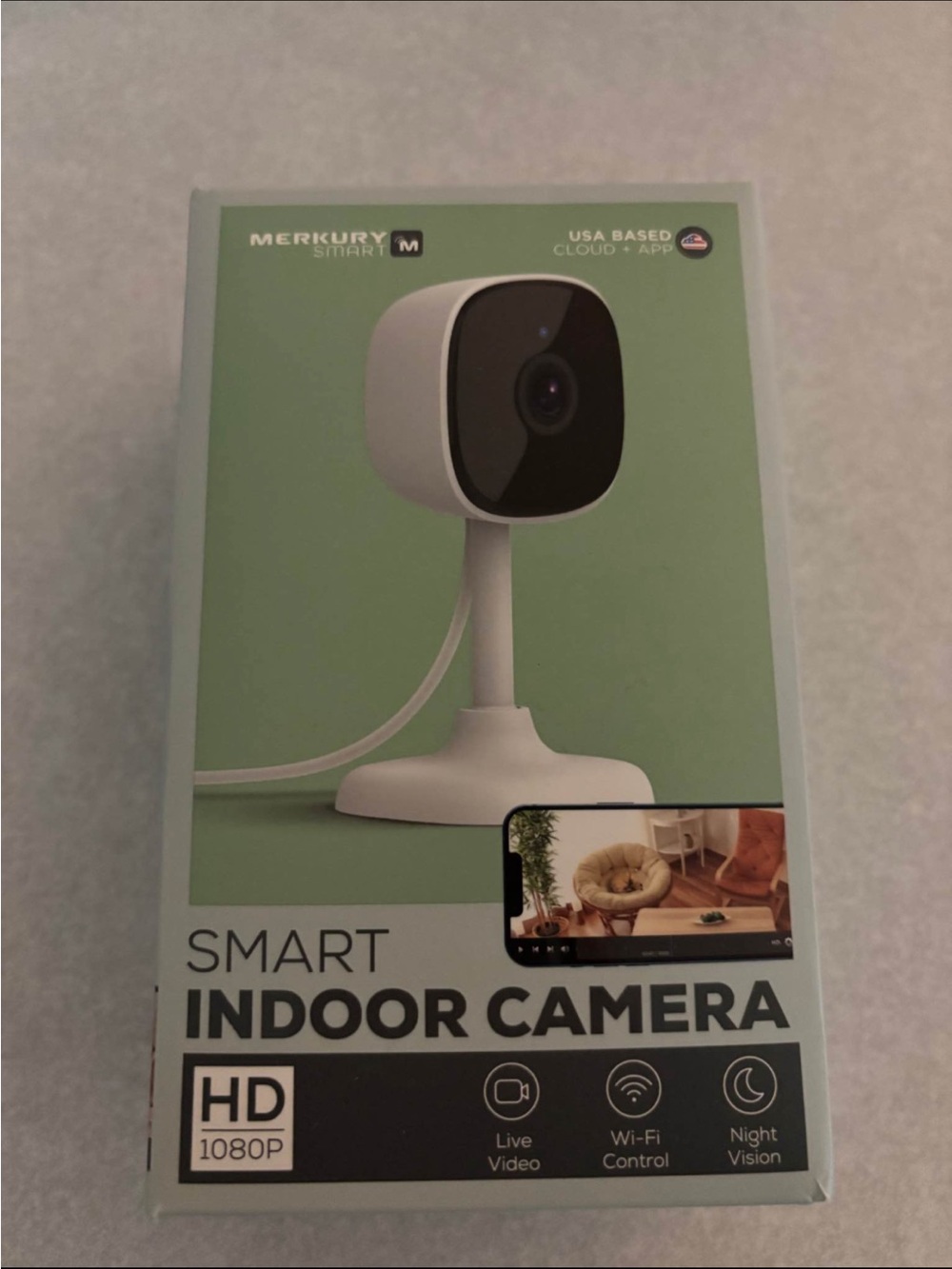 Merkury Smart White Indoor Camera - 1080P HD